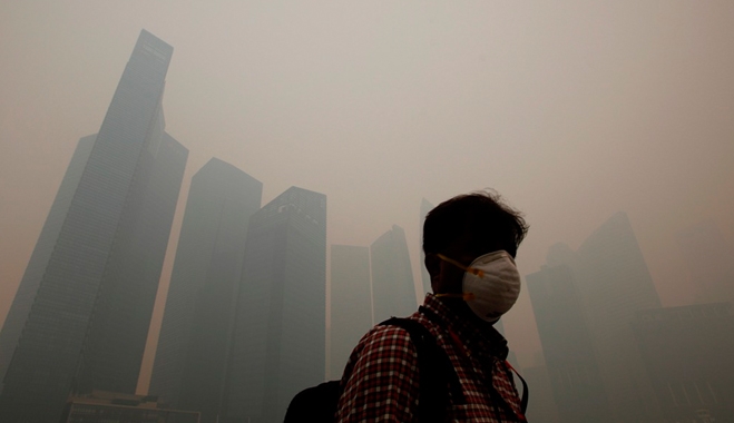 Ρεκόρ ατμοσφαιρικής ρύπανσης στη Σιγκαπούρη