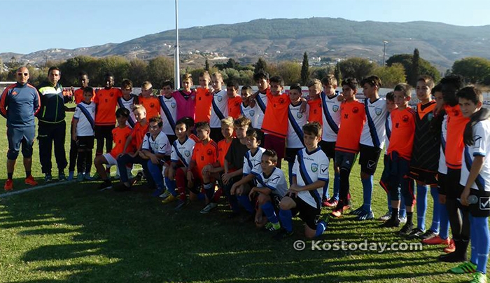 Φιλικός αγώνας ανάμεσα στην παιδική ομάδα του ΑΙΓΕΑ και την Γερμανική παιδική ομάδα του Αμβούργου (φωτό)