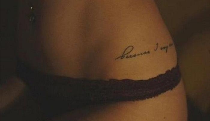 Sexy tattoo σε κρυφά σημεία μιας γυναίκας (Φωτό)