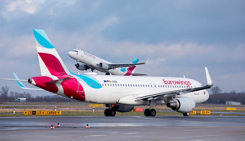 Νέες απευθείας πτήσεις της Eurowings σε Σαντορίνη και Σαντορίνηαπό Ντίσελντορφ και Στουτγάρδη και αύξηση των πτήσεων για Θεσσαλονίκη για το καλοκαίρι του 2020