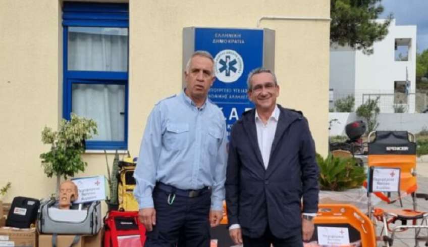 Χαρ. Τσιμπλέκας στον RV: “Πολύτιμη η υποστήριξη, έμπρακτο το ενδιαφέρον του Γιώργου Χατζημάρκου για το ΕΚΑΒ. Είναι πάντα δίπλα μας” (ΗΧ)