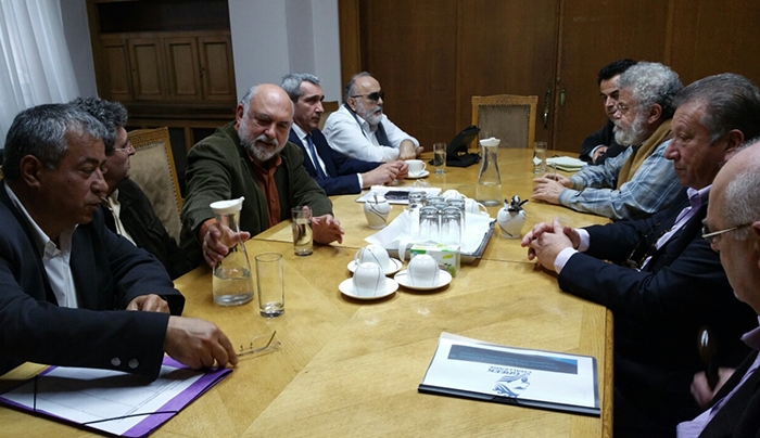 Συνάντηση εργασίας του Περιφερειάρχη Νοτίου Αιγαίου κ. Γιώργου Χατζημάρκου με τον Υπουργό Υγείας