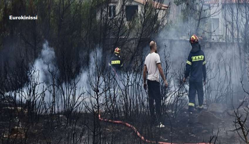 Εμπρησμός από αμέλεια η μεγάλη φωτιά στη Σταμάτα: 48χρονος ξέχασε το τρακτέρ με τον καταστροφέα στο χωράφι