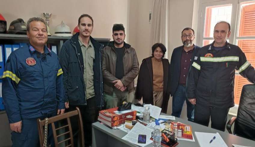 Περιοδεία ΚΚΕ Ν. Δωδεκανήσου στις Πυροσβεστικές Υπηρεσίες