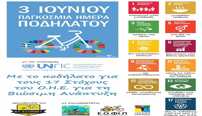 ΠΑΓΚΟΣΜΙΑ ΗΛΕΡΑ ΠΟΔΗΛΑΤΟΥ
