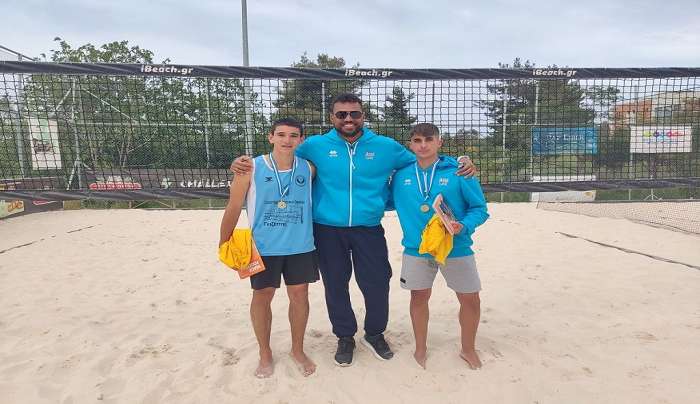 Beach volley: Καλιόζης και Καρδούλιας οι νικητές του Elite Juniors Final K19