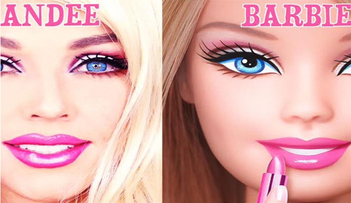 Δείτε αυτή τη γυναίκα να μεταμορφώνεται σε Barbie μέσα σε 1,5 λεπτό (Βίντεο)