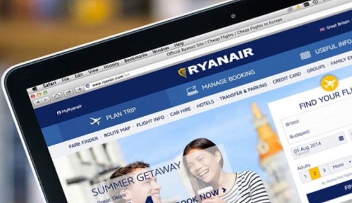 Αποκλειστική συνεργασία Ryanair -Booking.com, φτηνές τιμές σε 550.000 ξενοδοχεία