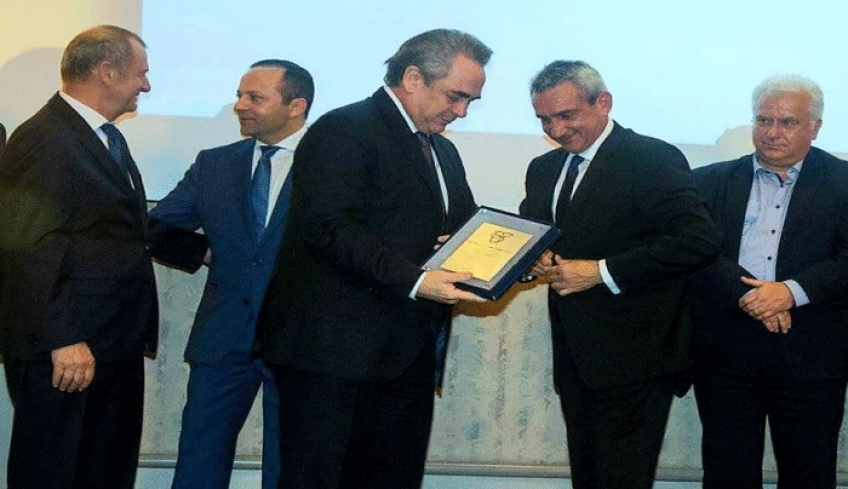 Βραβεύτηκε ο Γ. Χατζημάρκος από την Κεντρική Ένωση Επιμελητηρίων Ελλάδος