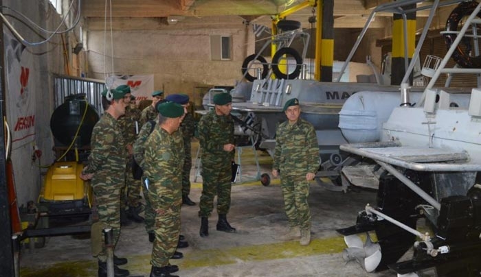 Επιθεώρηση των Μονάδων της 80 ΑΔΤΕ , στην Κω,από τον Γενικό Επιθεωρητή Στρατού