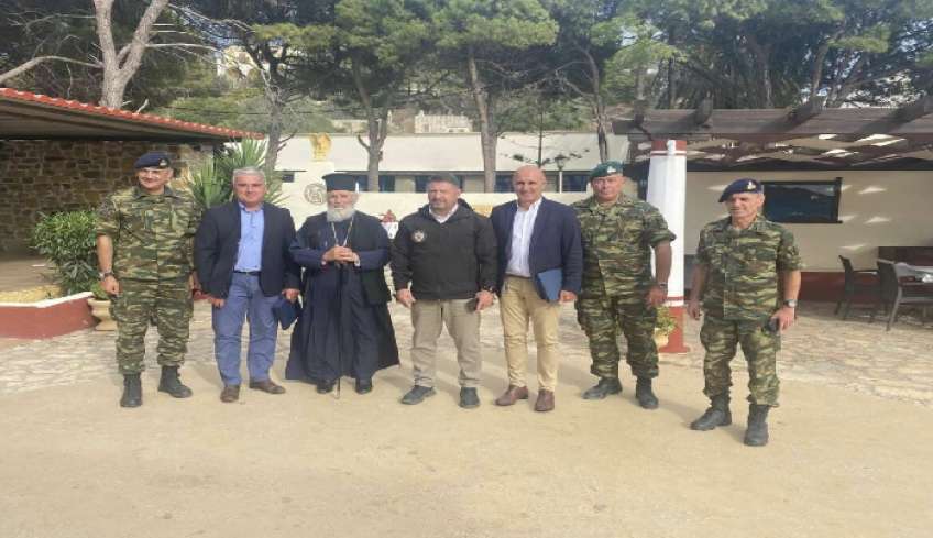 Η επίσκεψη του υφυπουργού Άμυνας Νίκου Χαρδαλιά στη Λέρο