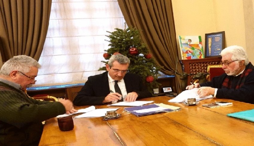 Υπεγράφη η Προγραμματική Σύμβαση για την δημιουργία περιβαλλοντικού πάρκου ιστορίας της Ιατρικής στο Διεθνές Ιπποκράτειο Ίδρυμα της Κω