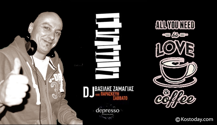 Κάθε Παρασκευή και Σαββάτο στο "Depresso" ο Βασίλης Ζαμάγιας!
