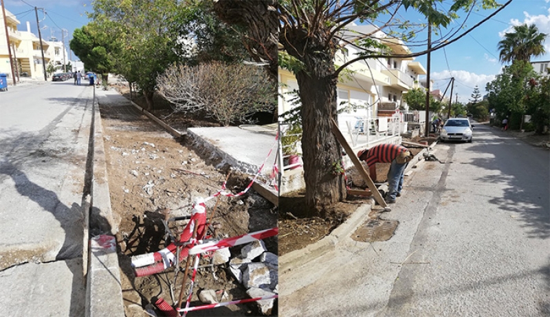 “Νέα πεζοδρόμια, πλακοστρώσεις και ηλεκτροφωτισμός στο Ζηπάρι. Η Κως αλλάζει και προχωρά μπροστά με έργα.”