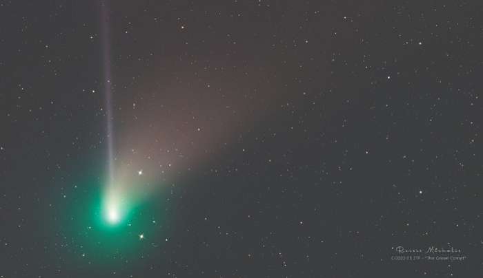 O Πράσινος Κομήτης όπως φάνηκε στην Κω