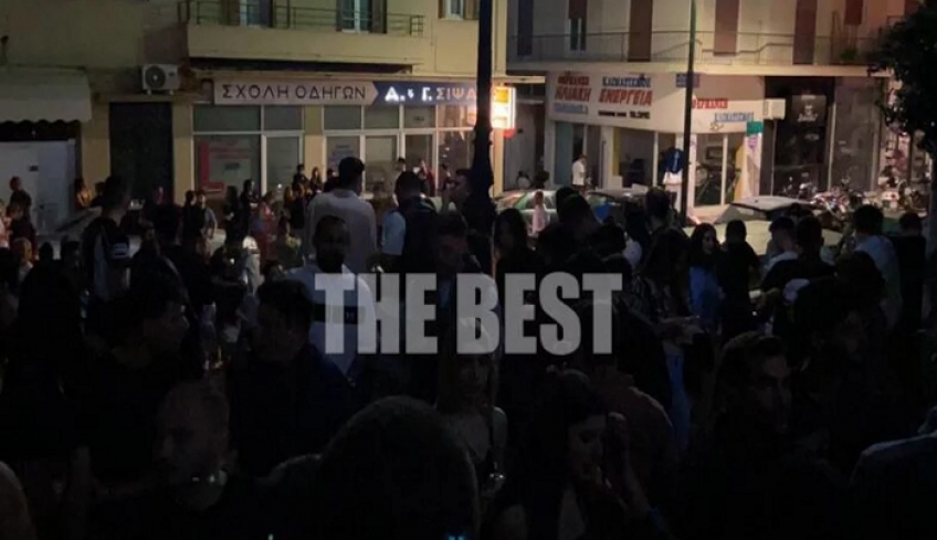 Απίστευτες εικόνες από Πάτρα: Εκλεισε η εστίαση στις 11, γέμισαν οι σκάλες -Ξέφρενο πάρτι στην Παντάνασσα [βίντεο]