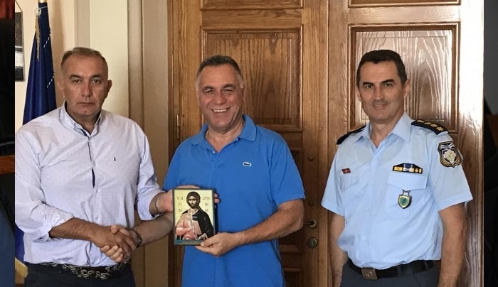 Άριστη η συνεργασία της Ελληνικής Αστυνομίας με το Δήμο και τη Δομή Πολιτικής Προστασίας
