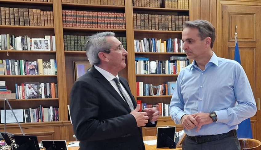 Συνάντηση του Περιφερειάρχη με τον Πρωθυπουργό στο Μέγαρο Μαξίμου