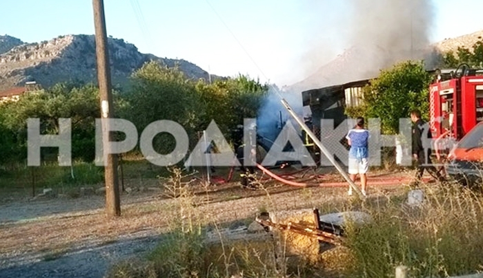 Τραγωδία στη Ρόδο: Ηλικιωμένος κάηκε ζωντανός μέσα στο σπίτι του