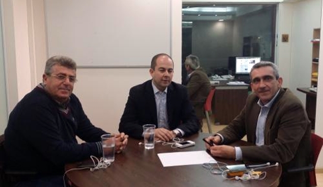 Συνάντηση του Γιώργου Χατζημάρκου με τον αντιπρόεδρο του ΕΚΑΒ για τα προβλήματα Υγείας στο Νότιο Αιγαίο