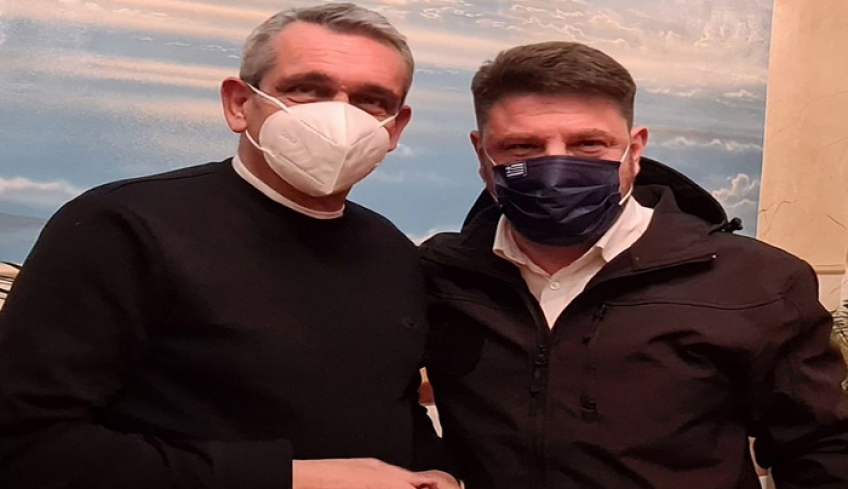 Συνάντηση Γ. Χατζημάρκου με τον Υφυπουργό Εθνικής Αμύνης Νίκο Χαρδαλιά