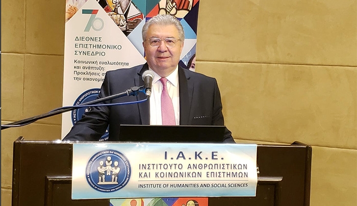 Βράβευση και Κεντρική Ομιλία του Γενικού Γραμματέα Απόδημου Ελληνισμού &amp; Δημόσιας Διπλωματίας Γιάννη Χρυσουλάκη στο 7ο Διεθνές Επιστημονικό Συνέδριο Ι.Α.Κ.Ε.
