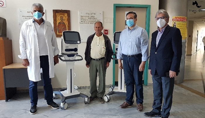 Συνταξιούχος ναυτικός από την Τήλο, δώρισε δύο αναπνευστήρες στο νοσοκομείο της Ρόδου