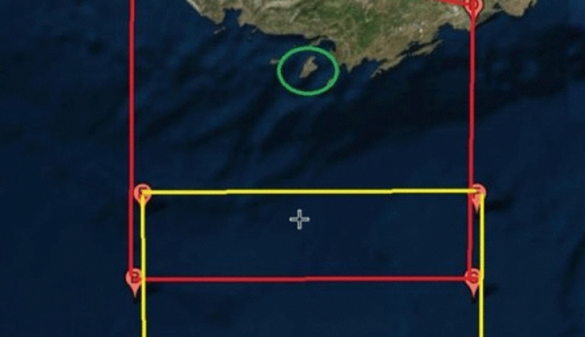 Νέα τουρκική NAVTEX επικεντρώνεται στη θαλάσσια περιοχή του Καστελόριζου