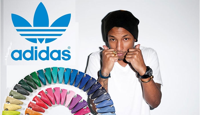 O Pharrell Williams «χρωματίζει» την Adidas και εμείς χαιρόμαστε γι'αυτό! (Video)