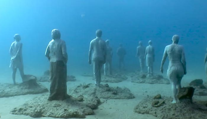 Το πρώτο υποβρύχιο μουσείο γλυπτών στην Ευρώπη. Ενα υπέροχο βίντεο