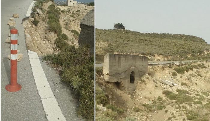 Μ. Γιωργαλλής: Κίνδυνος πρόκλησης ατυχήματος στο δρόμο Ασκληπιείο Ζιά (φωτό)