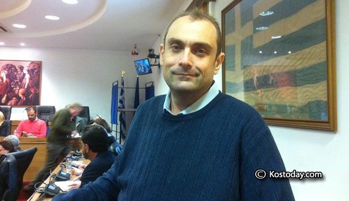 Ο Σπύρος Βασιλειάδης, ο νέος αντιπρόεδρος του Δημοτικού Συμβουλίου Κω