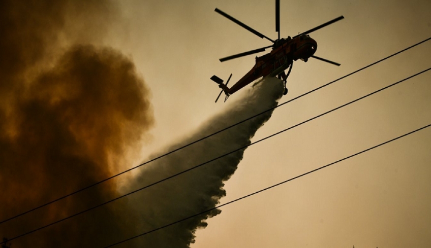 Φωτιά στα Βίλια: Συνεχίζεται ο πύρινος εφιάλτης - Απειλούνται σπίτια