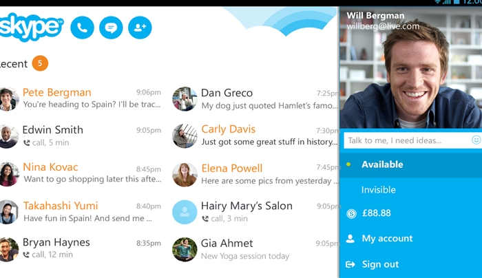 Skype 6.0: Διαθέσιμο το νέο update με αλλαγές σε εμφάνιση για Android - iOS