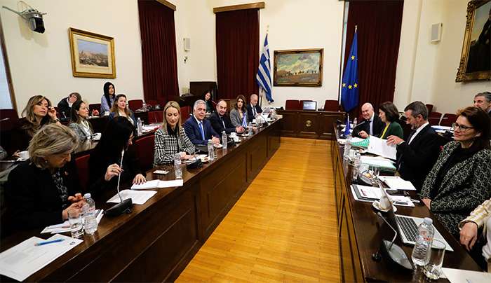 Συνάντηση του Βασίλη Α. Υψηλάντη με την Αντιπρόεδρο του Ευρωπαϊκού Κοινοβουλίου Katarina Barley