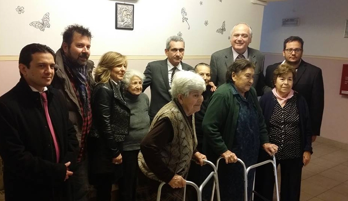 Στο Χαραλάμπειο Γηροκομείο και το Κέντρο Παιδικής Μέριμνας ο Περιφερειάρχης Νοτίου Αιγαίου κ. Γιώργος Χατζημάρκος