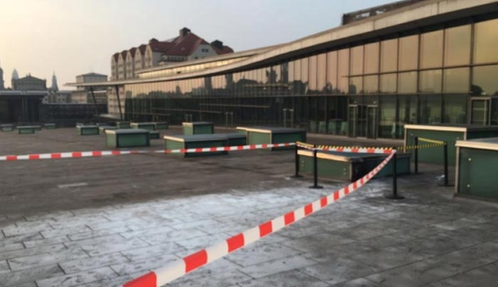 Εκρήξεις σε τζαμί και σε συνεδριακό κέντρο αναστάτωσαν τη Δρέσδη - ΦΩΤΟ