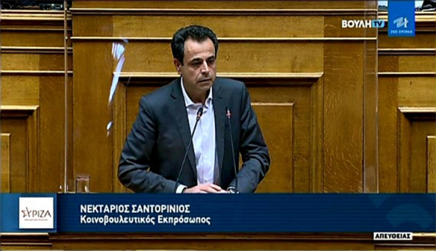 Ν. Σαντορινιός: Το πρόγραμμα ΝΗΣΙδΑ στο Νότιο Αιγαίο κατάφερε να στηρίξει μόνο 1 στις 3 επιχειρήσεις. Η Κυβέρνηση οφείλει να αυξήσει τον προϋπολογισμό του προγράμματος για την ενίσχυση των μικρομεσαίων επιχειρήσεων