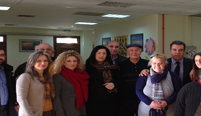 Επίσκεψη του Μάνου Κόνσολα στο ΚΔΑΠ-ΜΕΑ Καλύμνου»