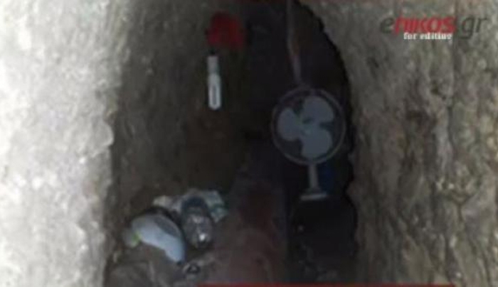 Τούνελ 30 μέτρων έσκαψαν οι κρατούμενοι στην Κέρκυρα - ΒΙΝΤΕΟ