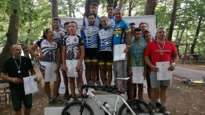 Χρυσός ο ΠΟ Τάλως Χανίων, στην σκυταλοδρομία,  στο Πανελλήνιο Πρωτάθλημα Ορεινής Ποδηλασίας