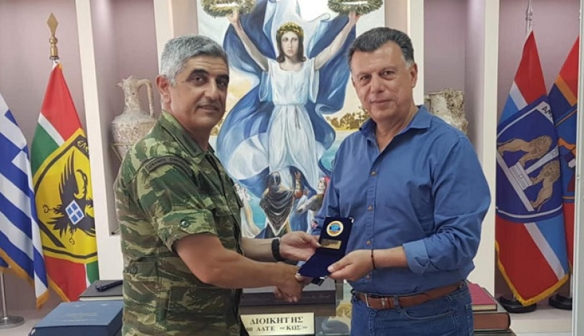 Επίσκεψη του Θεοδόση Νικηταρά στην 80 ΑΔΤΕ
