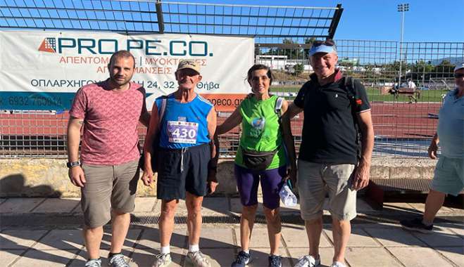 Σάρωσαν τα μετάλλια στο Πανελλήνιο Πρωτάθλημα Στίβου βετεράνων στη Θήβα οι αθλητές του Φειδιππίδη Κω!