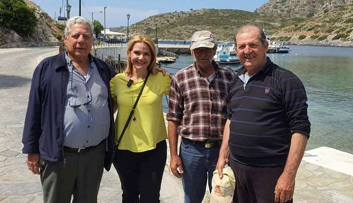 Η Μίκα Ιατρίδη στο Αγαθονήσι, τους Αρκιούς και του Λειψούς