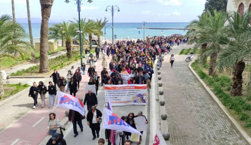 Με παλμό και αγωνιστική διάθεση στο Συλλαλητήριο διαμαρτυρίας για τις ελλείψεις στο Ιπποκράτειο Νοσοκομείο Κω