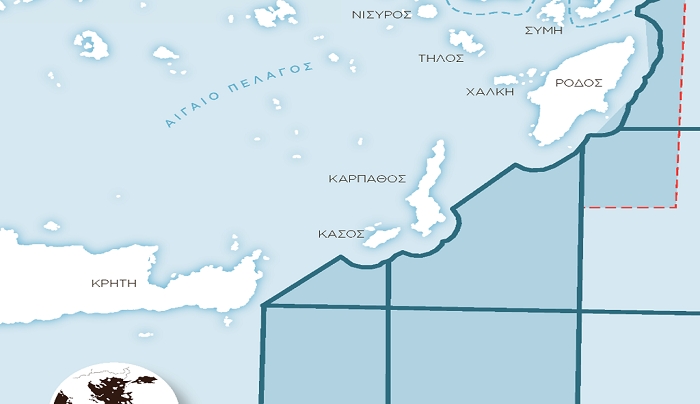 Αυτός είναι ο ψευδοχάρτης γα τις τουρκικές έρευνες- Τα οικόπεδα που διεκδικεί κοντά σε Ρόδο, Κάρπαθο και Κρήτη