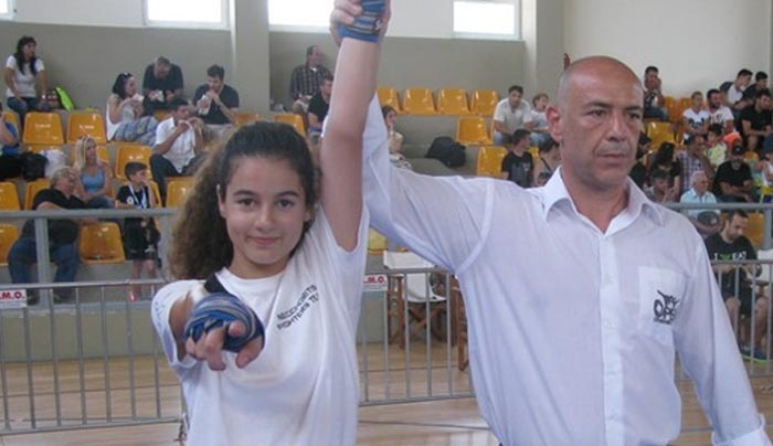 ΧΑΛΚΙΝΟ μετάλλιο για την μικρή Διονυσία Χουρδά στο Παγκόσμιο Πρωτάθλημα Kick Boxing με την Εθνική