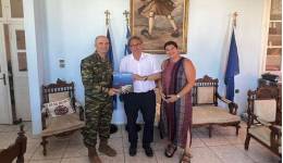 Επίσκεψη του αρχηγού ΓΕΣ και της στρατιωτικής ηγεσίας στη Νίσυρο